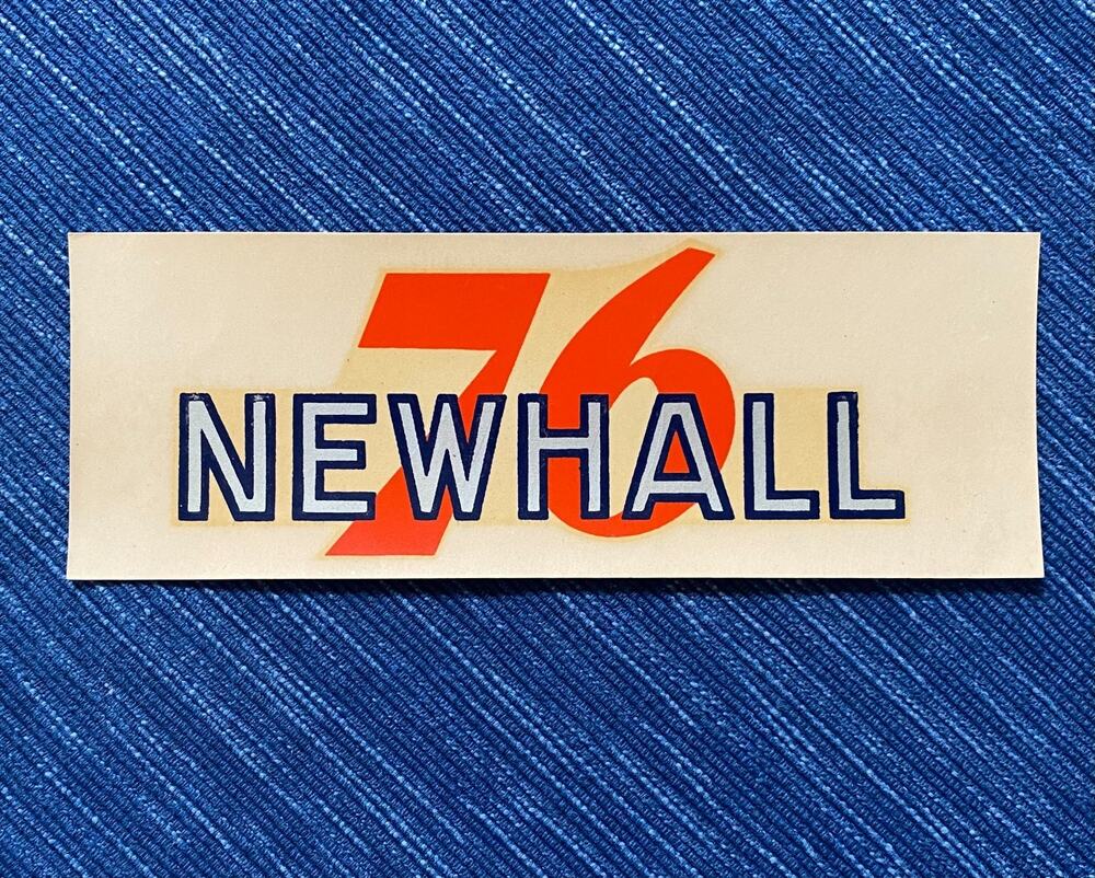 Vintage Union 76 Oil Newhall California Decal Gas Station Travel Souvenir